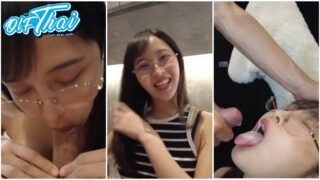 คลิปหลุด Onlyfans deerlong น้องกวางแว่นเซ็กส์ทำหน้าอ้อนแฟนเอาหน้าซุกหำ จับถอดกางเกงเอาควยยัดปากรัวๆเสียวสุด จนแฟนปล่อยแตกใส่หน้าเยิ้มเลย