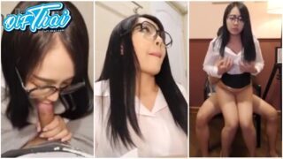 คลิปหลุด Onlyfans Xreindeers สาวเอเชียดาวโป๊คอสเพลย์ครูแว่นสอนเสียวหลอกนักเรียนหนุ่มมาติวแต่ดันจับควยมาบ๊วบ หันหลังถกกระโปรงขย่มควยยั่วๆร่อนเอวบดแจ๊ะๆจนน้ำหีแตกเยิ้มควย จับเย็ดหีจนเพลียเลยไปซอยปากจนน้ำแตกเลอะเต็มหน้า