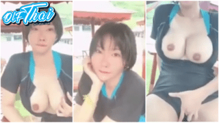 คลิปหลุด Onlyfans muaymyb น้องแอม มิยาบิ ออกมาสวนน้ำแล้วเงี่ยน ไปแอบ นั่งเกี่ยวเบ็ดในศาลาสวนน้ำ อย่างเด็ด