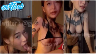 คลิปหลุด Onlyfans Ggxrrd น้องยาหยี๋ ดาวดังโอนลี่แฟน ใส่บิกินี่สีดำยั่วผัวตอนนั่งเล่นเกมส์ โม๊คควยจนเงี่ยนแล้วขึ้นขย่ม