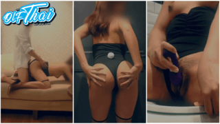 คลิปหลุด Onlyfans imhotnurse น้องนิว พยาบาลขี้เงี่ยน จัดชุดบันนี่เกิร์ลเย็ดคู่เทพแตกใน คลิปเย็ดทริปเขาใหญ่ แอบติ้วหีในห้องน้ำ แล้วออกมาจับคู่เทพโม๊กควยเลียหี แหกหีกระแทกบนโต๊ะนั่งขย่มควยบนเก้าอี้ กระหน่ำเย็ดจนแตก