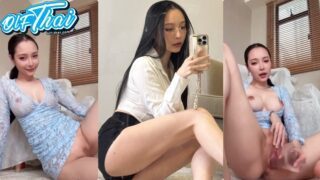 คลิปหลุด jennypinky onlyfans น้องเจนนี่พิงค์กี้สาวพริตตี้หน้าสวยหมวยๆคม ชุดซีทรูลายดอกเห็นทะลุเห็นหัวนมชมจุกชัดๆขาวโบ๊ะ ตั้งกล้องเย็ดควยปลอมแท่งใหญ่โม๊กดิลโด้ยั่วๆ จับควยปลอมแหย่หีรัวๆซอยหีมันส์ๆโคตรได้อารมณ์